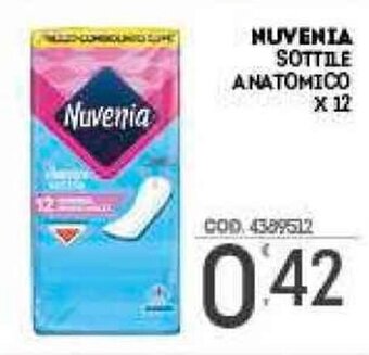 Eurocash Nuvenia Sottile Anatomico x 12 offerta