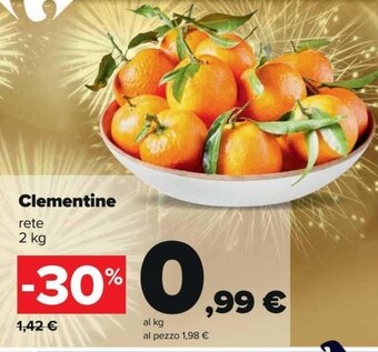 Carrefour Clementine Rete 2 kg offerta