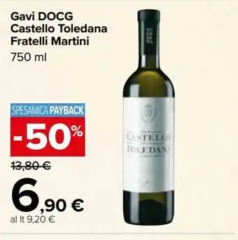 Carrefour Market Vino castello toledana fratelli martini 750 ml offerta
