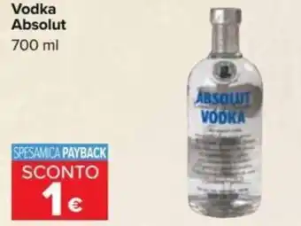 Carrefour Absolut Vodka 700 ml offerta