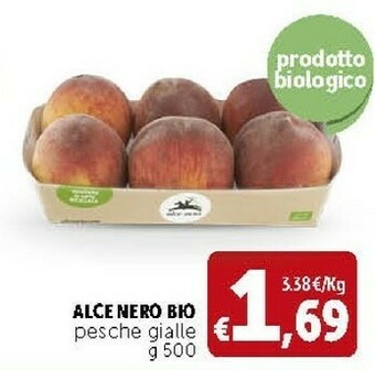 Deco Supermercati Alce Nero Pesche Gialle offerta
