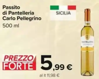 Carrefour Passito di Pantelleria Carlo Pellegrino 500 ml offerta