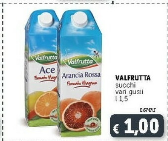 Deco Supermercati Valfrutta Arancia Rossa 1500 G(ml) offerta