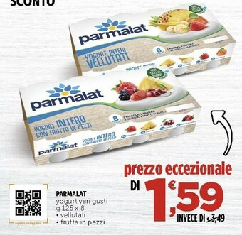 Deco Supermercati Parmalat Yogurt Intero Frutta 1000 G(ml) offerta