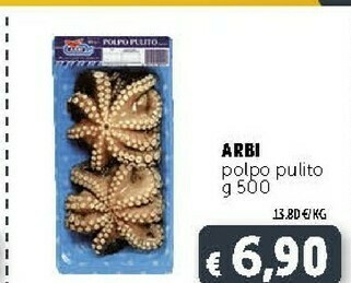 Deco Supermercati Arbi Polpo Pulito offerta