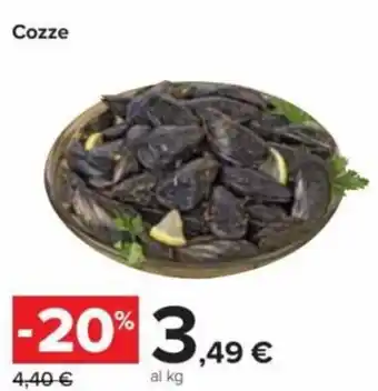 Carrefour Cozze offerta