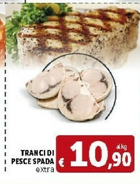 Deco Supermercati Tranci Di Pesce Spada offerta