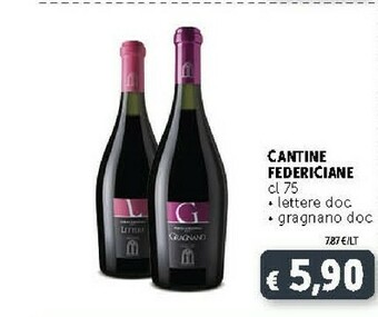 Deco Supermercati Cantine Federiciane Lettere Doc offerta