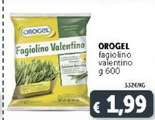 Deco Supermercati Orogel Fagiolino Valentino 600 G(ml) offerta