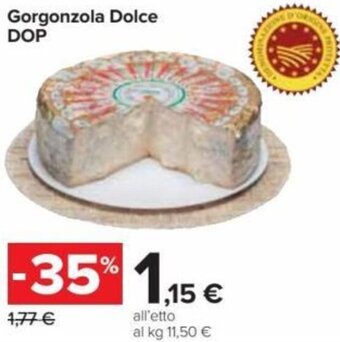 Carrefour Gorgonzola Dolce DOP offerta