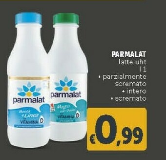 Deco Supermercati Parmalat Latte Fresco Parzialmente Scremato offerta