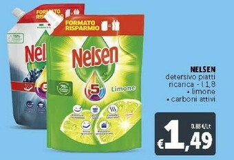 Deco Supermercati Nelsen Detersivo Piatti Ricarica offerta
