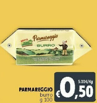 Deco Supermercati Parmareggio Burro Dalle Creme Del Latte Dei Caseifici Di Modena, Parma E Reggio 100 G(ml) offerta