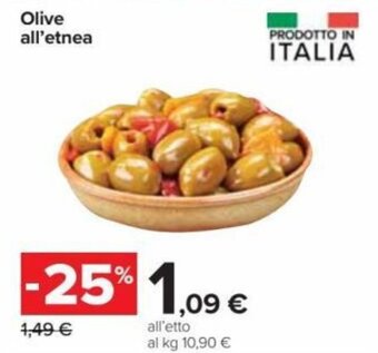Carrefour Olive All'Etnea offerta