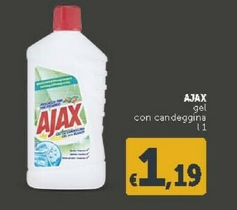 Deco Supermercati Ajax Gel Con Candeggina offerta