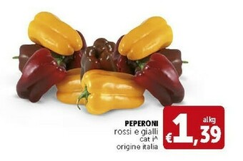 Deco Supermercati Peperoni Rossi E Gialli offerta