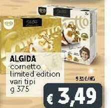 Deco Supermercati Algida Cornetto Caramello 375 G(ml) offerta