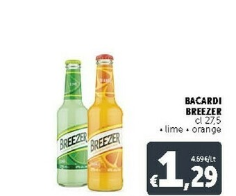 Deco Supermercati Bacardi Breezer Orange 275 G(ml) offerta