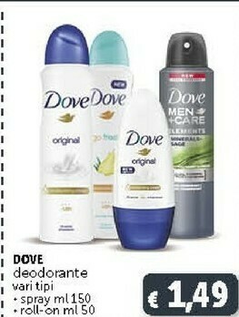 Deco Supermercati Dove Deodorante offerta