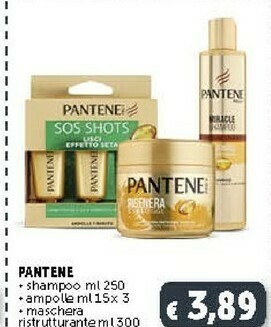 Deco Supermercati Pantene Shampoo/ Ampolle/ Maschera Ristrutturante offerta