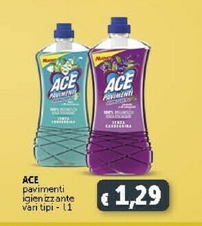 Deco Supermercati Ace Pavimenti Igienizzante offerta