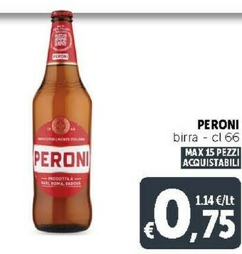 Deco Supermercati Peroni Birra 660 G(ml) offerta