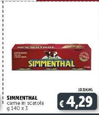 Deco Supermercati Simmenthal Carne In Scatola offerta