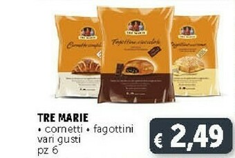 Deco Supermercati Tre Marie Fagottino Al Cioccolato offerta