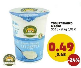 PENNY Yogurt Bianco Magro offerta