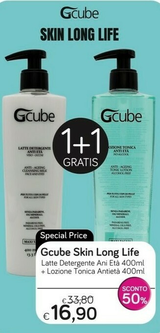 Gcube Latte Detergente Anti Eta