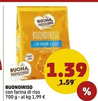 PENNY La Buona Pasticceria - Buondiriso Frollini Con Riso 700 G(ml) offerta