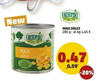 PENNY Ortomio Mais Dolce offerta