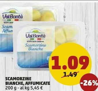 PENNY Valbontà Scamorzine Affumicate 100% Latte Italiano offerta