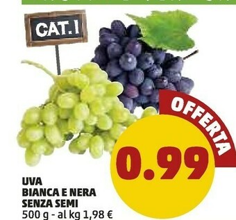 PENNY Uva Bianca E Nera Senza Semi offerta
