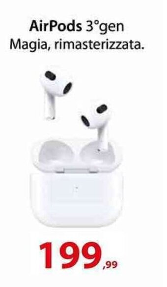 Euronics AirPods 3° gen offerta