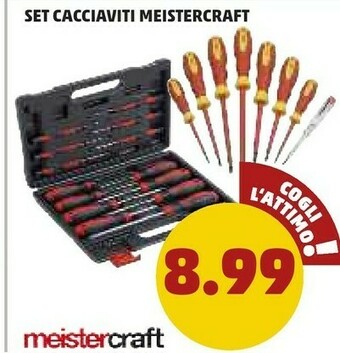 PENNY Meistercraft Set Cacciaviti offerta