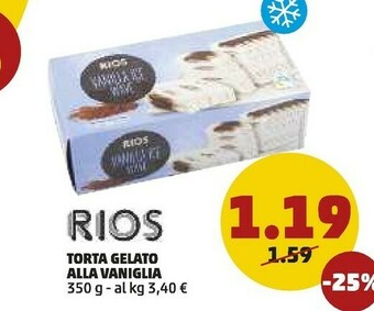 PENNY Rios Torta Gelato Alla Vaniglia offerta