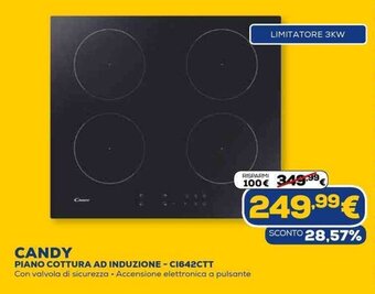 Euronics Candy Piano Cottura Ad Induzione - CI642CTT offerta