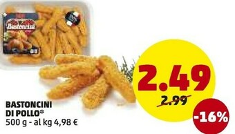PENNY Bastoncini Di Pollo offerta