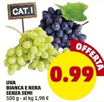 PENNY Uva Bianca E Nera offerta