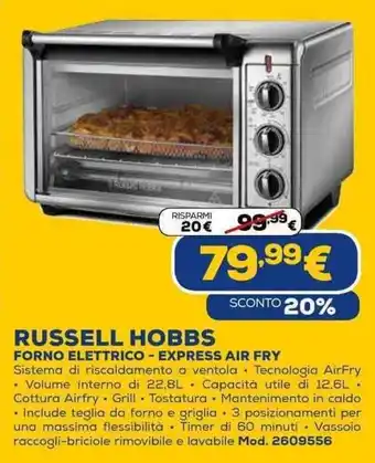 Euronics Russell Hobbs Forno Elettrico - Express Air Fry offerta
