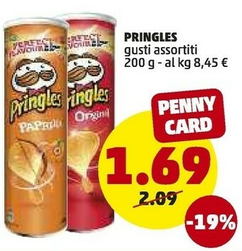 PENNY Pringles Original 200 G(ml) offerta