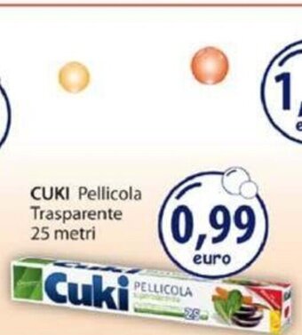 Acqua & Sapone Cuki Pellicola Trasparente 25 metri offerta