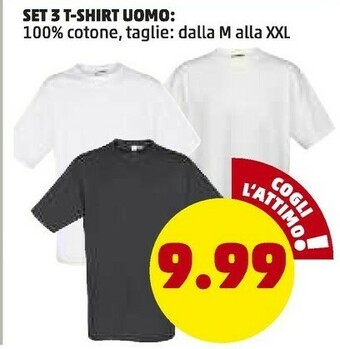 Set 3 T-shirt Uomo