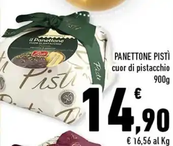 Conad Panettone Pistì cuor di pistacchio 900g offerta