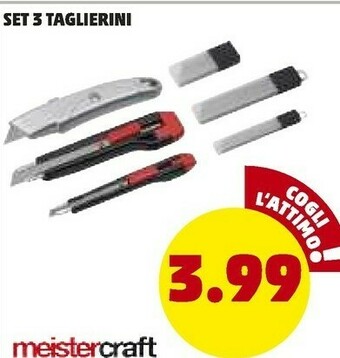 Meistercraft Set 3 Taglierini
