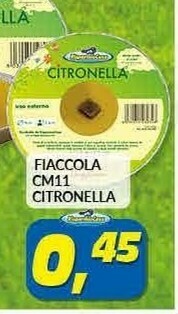 Risparmio Casa Fiaccola Citronella offerta