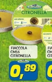 Risparmio Casa Fiaccola Citronella offerta
