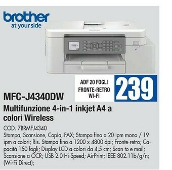 Wellcome Brother Stampante Epson offerta