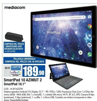 Wellcome Mediacom Tablet mediacom offerta